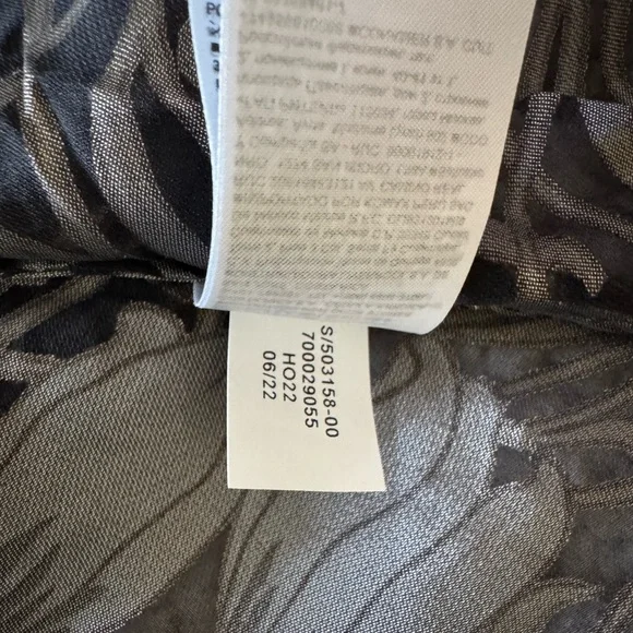 Banana Republic Fiori Ruffle Wrap Dress Size M - Picture 9 of 11